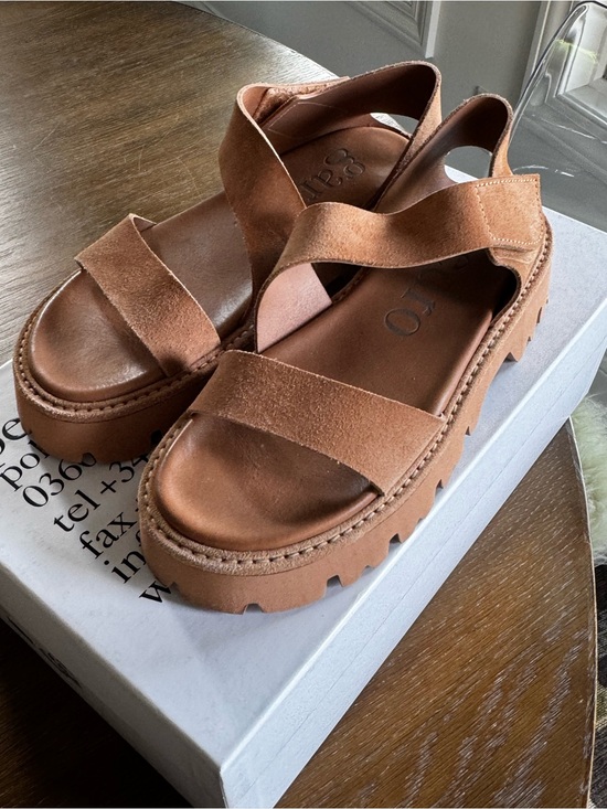 Pedro Garcia Shoes - Pedro Garcia Suton Sandal in Suntan Castoro